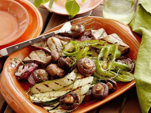 Rozmanitá grilovaná zelenina