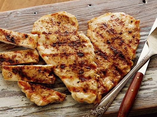 Grilovaná kuřecí prsa