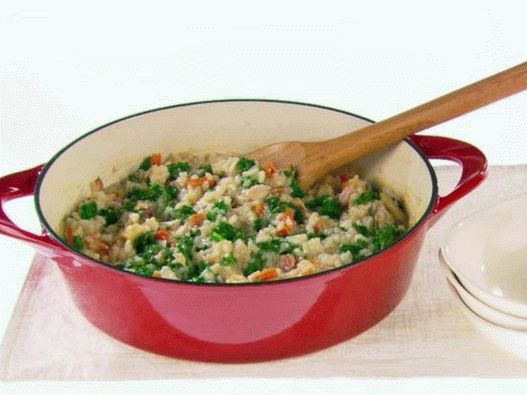 Fotka z Risotto se slaninou a zelím kale