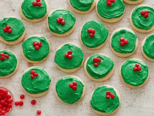 Foto vánoční cukroví s polevou