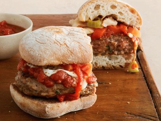 Photo Cheese Meatball Sandwich