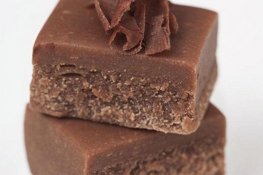 Foto čokoládový nugát