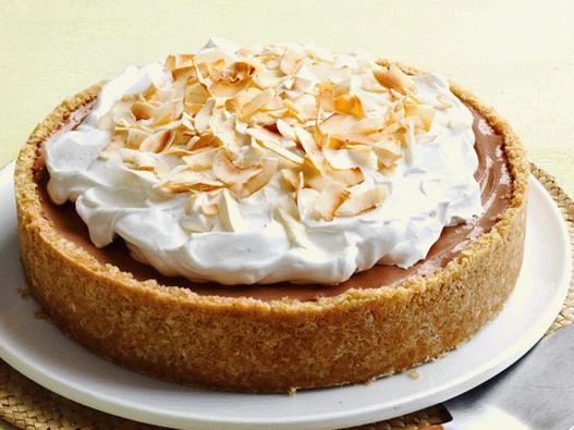 Foto čokoládový-banánový zmrzlinový dort