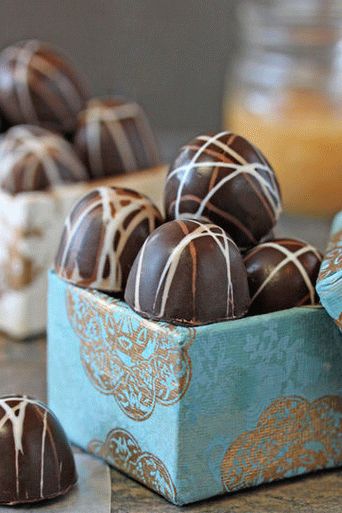 Foto, čokoláda, karamel, lanýže, s, champagne