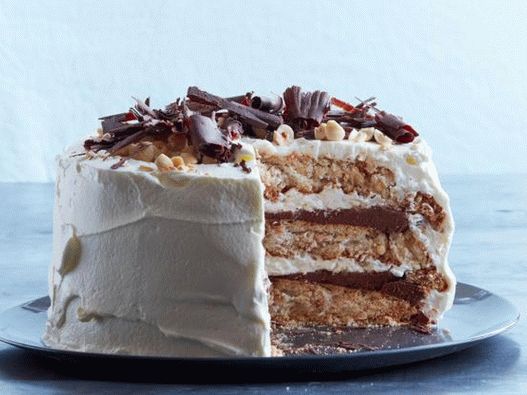 Foto čokoláda-ořechový dort Dacoise