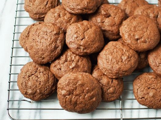 Foto čokoládové těsto cookies pro sušenky