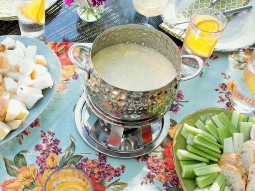 Photo Cheese fondue