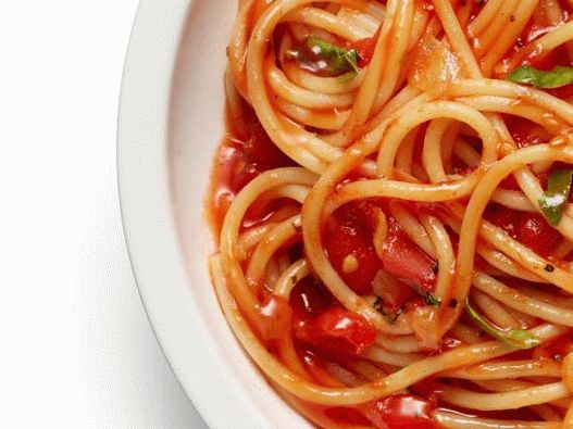 Photo of Spaghetti with marinara sauce