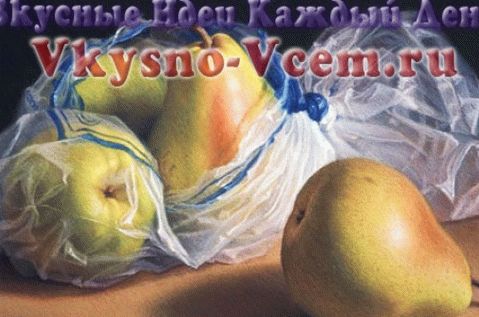 Sušení hrušek na zimu