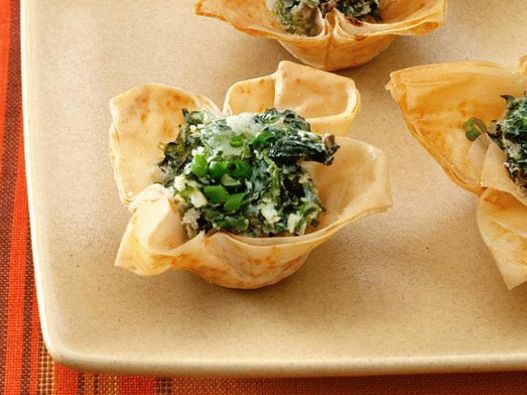 Fotka z Tartlets se špenátem a kozím sýrem