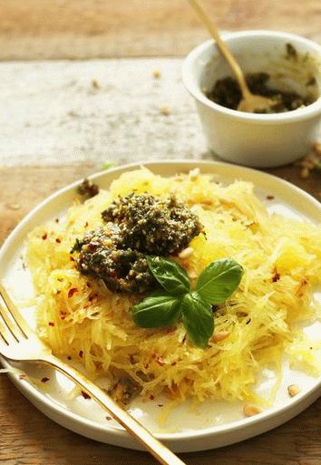 Photo of Spaghetti Pumpkin, kořeněné kari a šalotkovým dresinkem