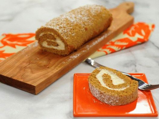 Foto dýňová piškotový dort