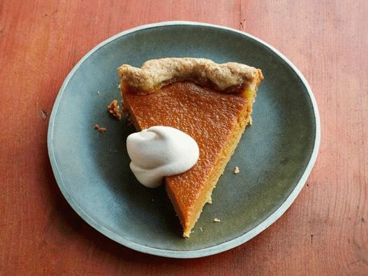 Foto dýňový koláč s pikantní základnou