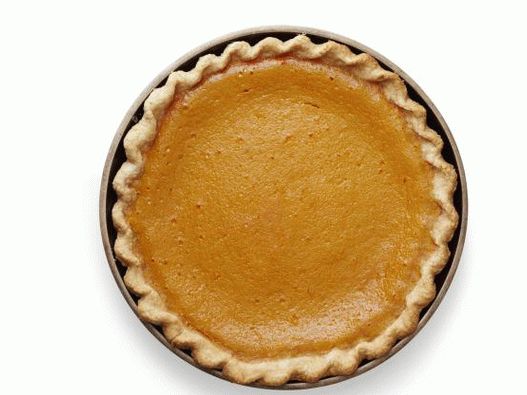 Fotka z dýňového koláče s vanilkou a bourbonem