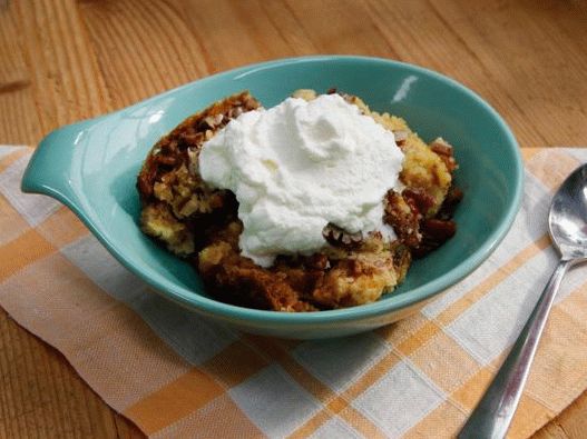 Foto dýňový koláč v pomalém sporáku