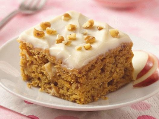 Foto dýňový dort se smetanovým krémem