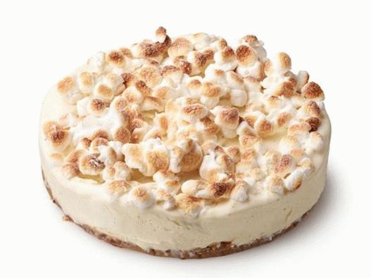 Fotka z toastového marshmallow zmrzlinového dortu