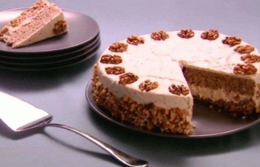 Foto vlašské ořechy pudinkový dort