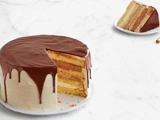 Fotografie z tiramisu dortu doma