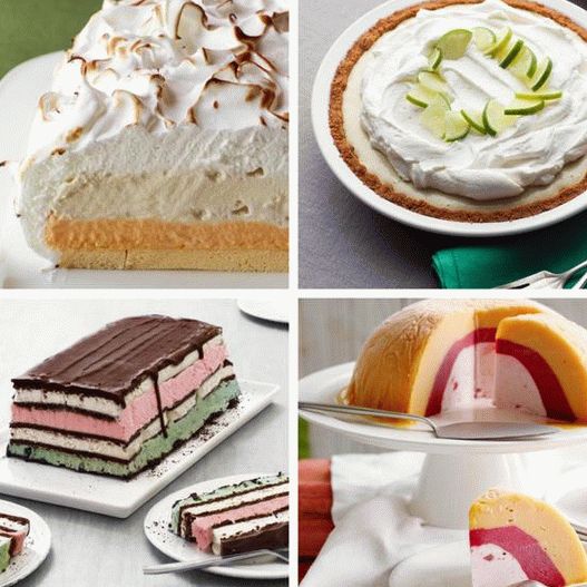 Foto dorty a koláče se zmrzlinou Foto dorty a koláče se zmrzlinou