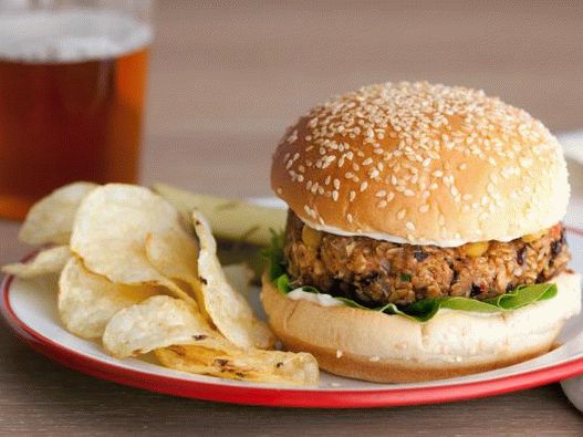 Foto vegetariánské kotlety