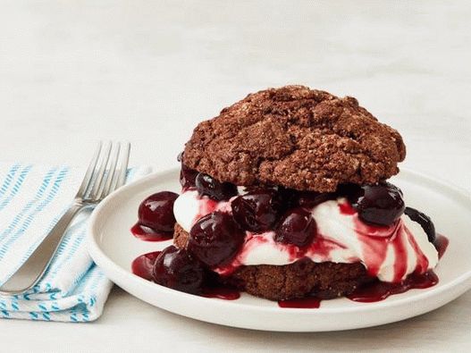 Fotka z Cherry Almond Chocolate Shortcakes