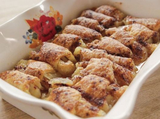 Foto jablka pečená v pečivu