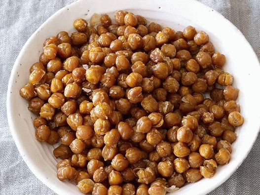 Foto pečené křupavé cizrny